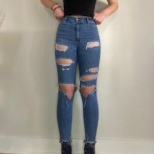 American Eagle Distressed Jeggings